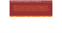 Desktop Screenshot of gurdjieff-foundation-california.org